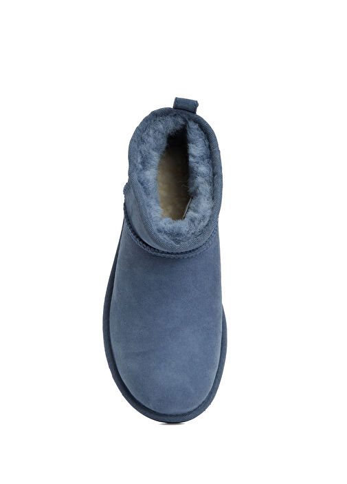 Classic Ultra Mini Koyu Mavi Kadın Bot - Görsel 10