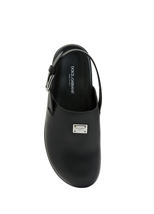 Siyah Erkek Deri Terlik - Görsel 5