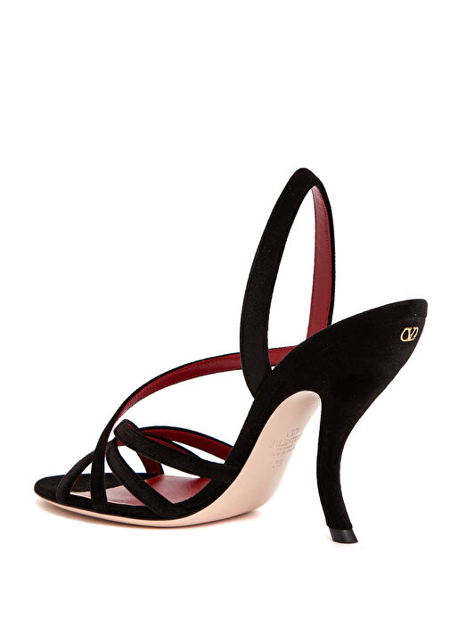 Siyah Kadın Sandalet - Görsel 4