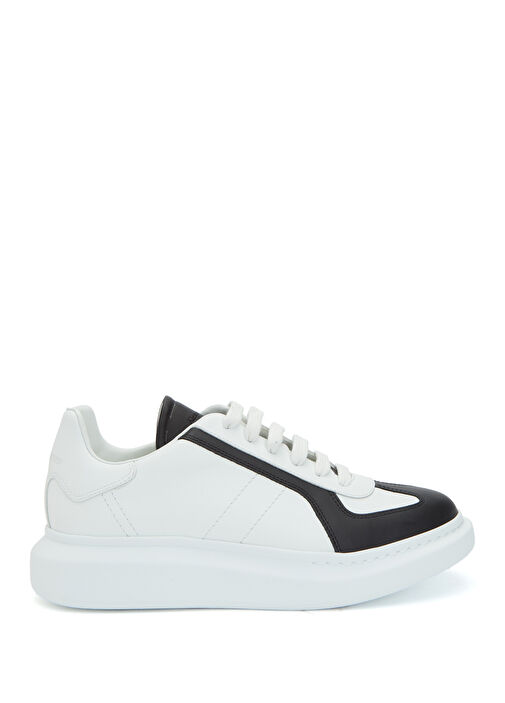 Colorblocked Erkek Deri Sneaker - Görsel 2