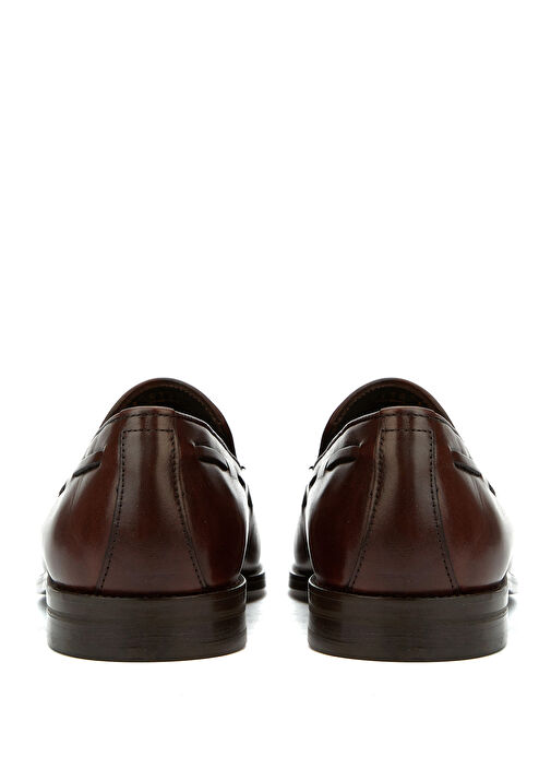 Kahverengi Erkek Deri Loafer - Görsel 11