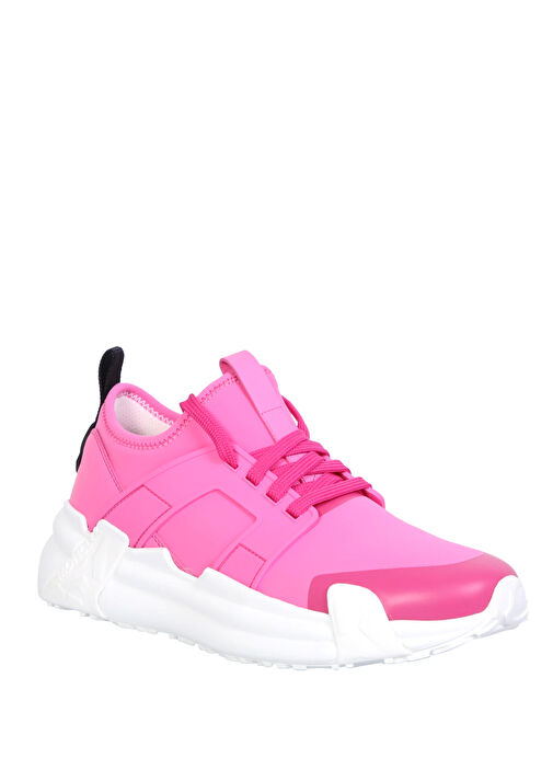 Pembe Çorap Formlu Kadın Sneaker - Görsel 3