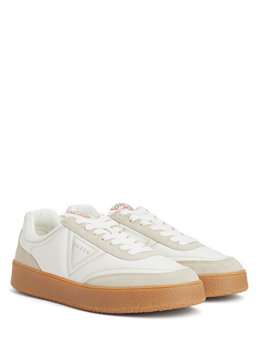 Wimoh Beyaz Erkek Deri Sneaker - Görsel 3