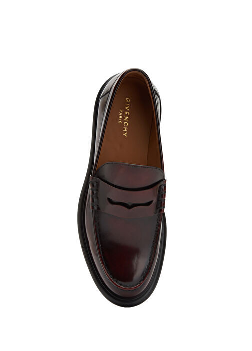 Bordo Erkek Deri Loafer - Görsel 5