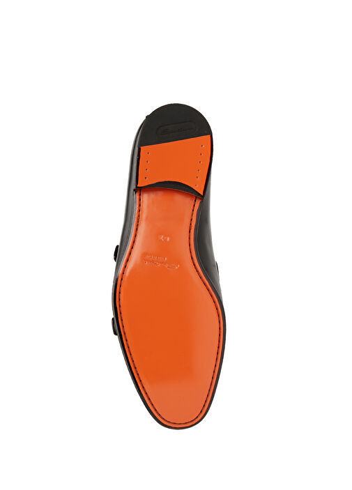 Siyah Erkek Deri Loafer - Görsel 6