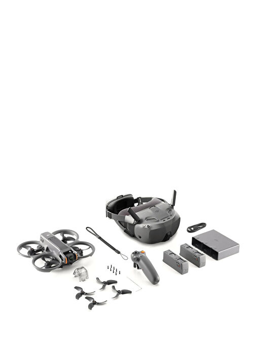 DJI - Avata 2 Fly Smart Combo Three Batteries Drone - Gri
