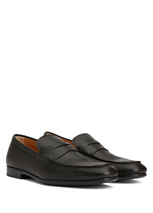 Siyah Erkek Deri Loafer - Görsel 3