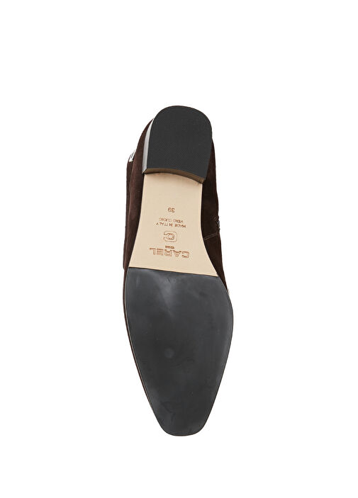 Aiglon Koyu Kahverengi Kadın Deri Bot - Görsel 7