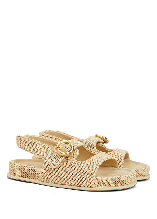 Bej Kadın Sandalet - Görsel 3