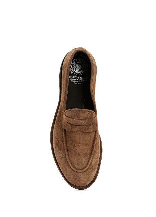 Jason Kahverengi Erkek Süet Loafer - Görsel 5