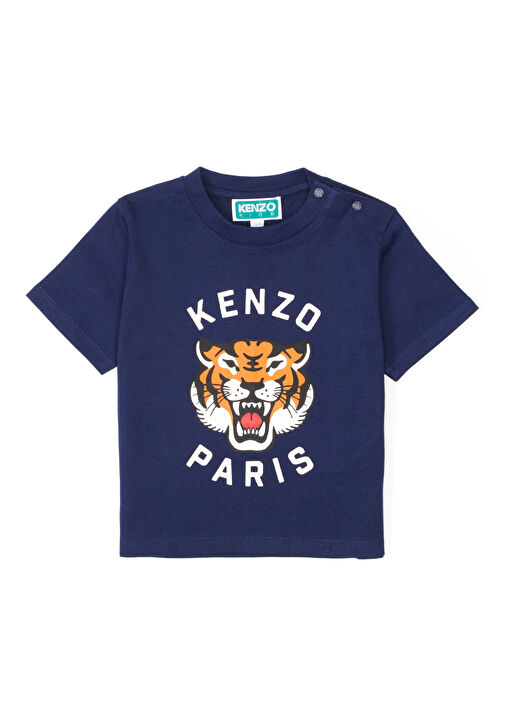 Kenzo - Mavi Unisex Çocuk T-shirt - Mavi