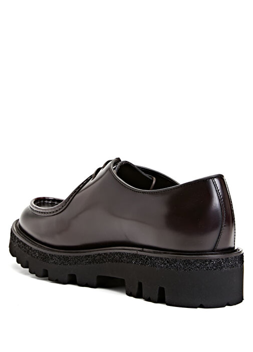 Koyu Kahverengi Erkek Deri Ayakkabı - Görsel 4