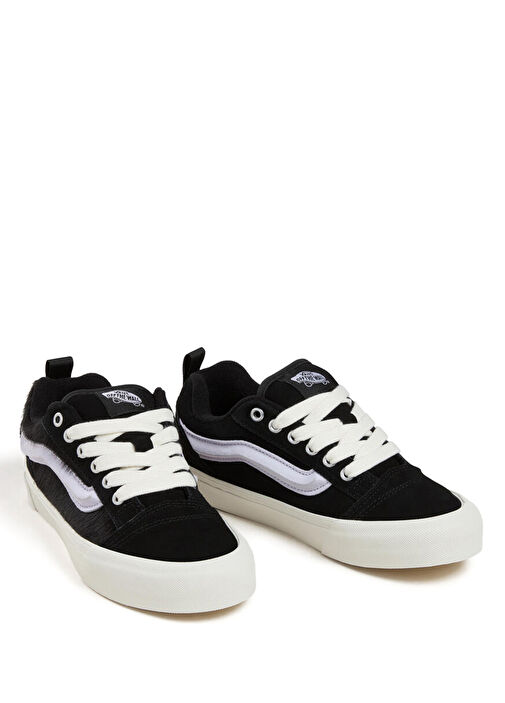 Knu Skool Siyah Kadın Deri Sneaker - Görsel 3