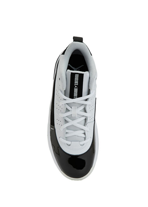 Jordan Mac Aura 7 Beyaz Siyah Erkek Deri Sneaker - Görsel 5