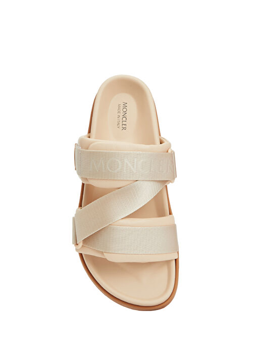 Mon Summer Pudra Kadın Deri Terlik - Görsel 5