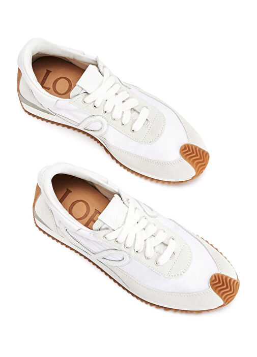 Beyaz Logolu Kadın Sneaker - Görsel 4