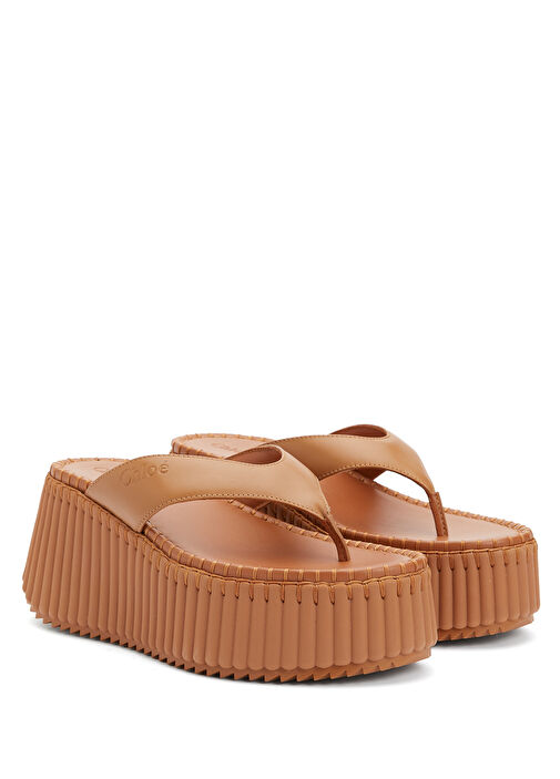 Nama Taba Kadın Deri Terlik - Görsel 3