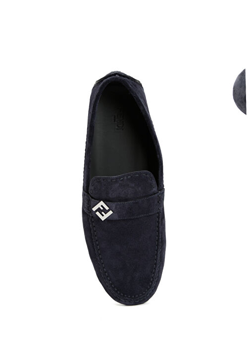 Lacivert Erkek Süet Driver - Görsel 5