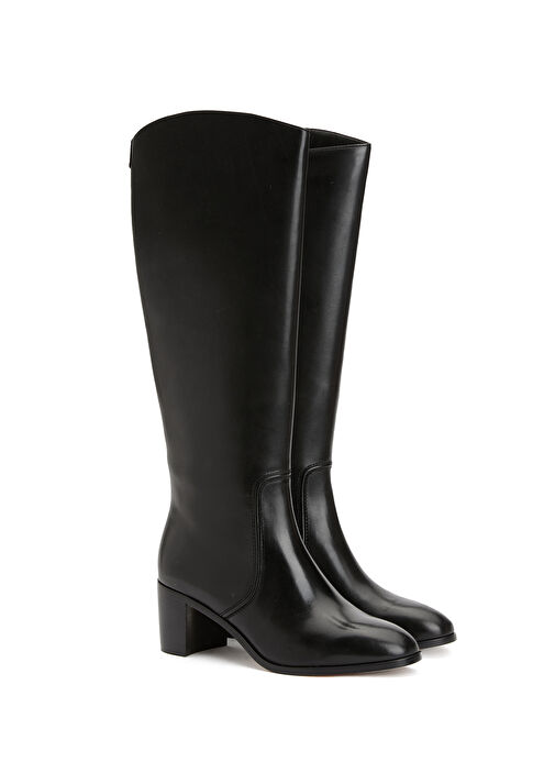 Siyah Kadın Deri Çizme - Görsel 3