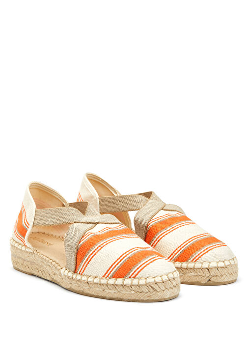 Turuncu Bej Kadın Espadril - Görsel 3