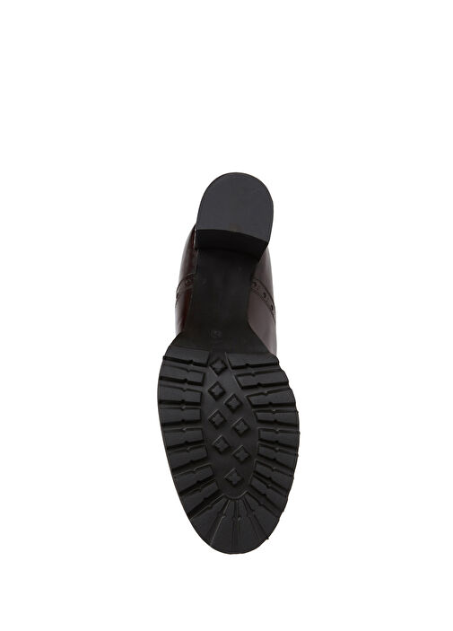 Kahverengi Kadın Lastikli Deri Bot - Görsel 6