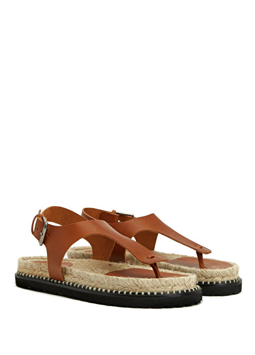 Tokio Taba Kadın Deri Sandalet - Görsel 8