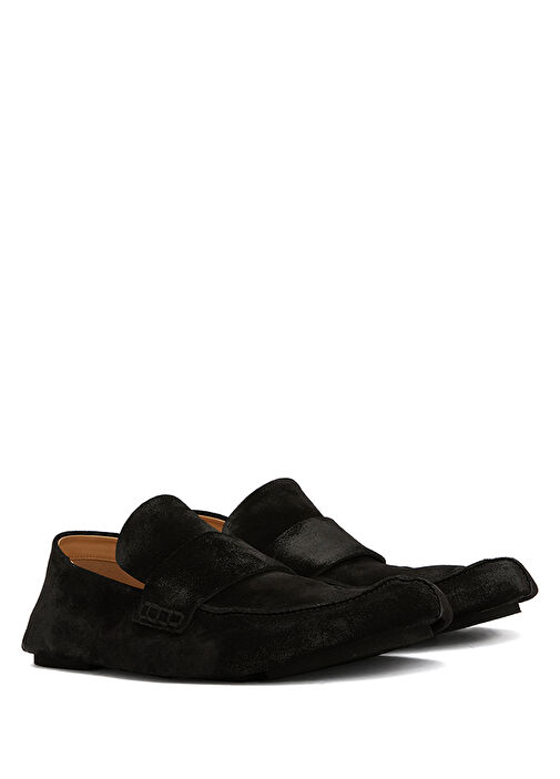 Siyah Erkek Süet Loafer - Görsel 3