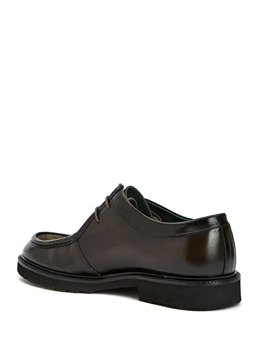 Haki Süet Garnili Erkek Deri Sneaker - Görsel 4