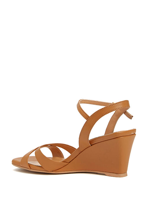 Karamel Kadın Deri Sandalet - Görsel 4