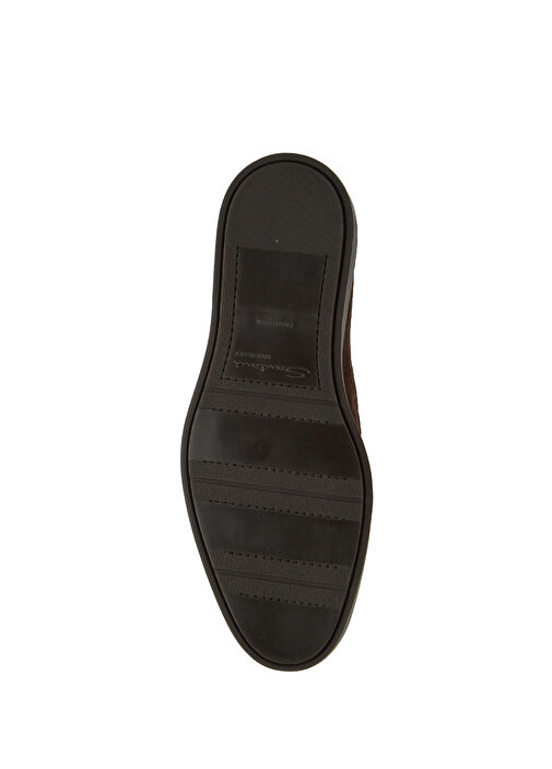 Derroit Koyu Kahverengi Erkek Süet Loafer - Görsel 5