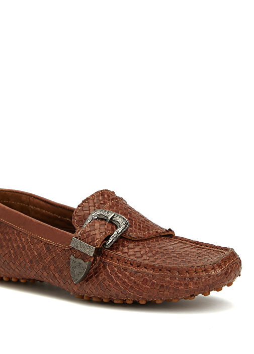 Taba Kadın Süet Loafer - Görsel 7