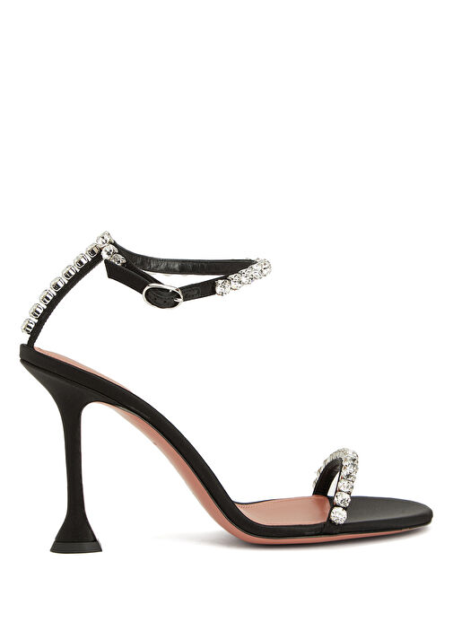 Gigi Siyah Kadın İpek Sandalet - Görsel 2