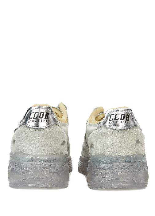 Running Sole Silver Kadın Deri Sneaker - Görsel 5
