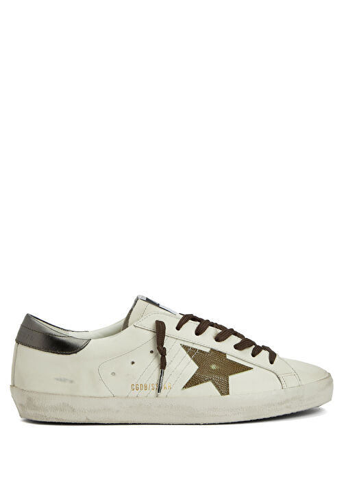 Golden Goose Golden Goose Super Star Beyaz Erkek Deri Sneaker Beymen'de! Beyaz - 2. görsel