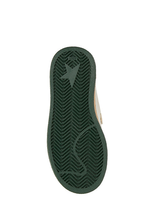 Ball Star Beyaz Yeşil Unisex Çocuk Deri Sneaker - Görsel 6