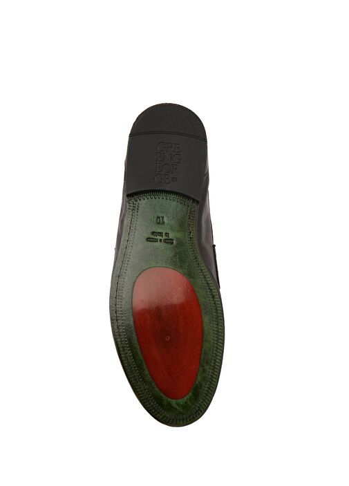 Koyu Kahverengi Erkek Deri Loafer - Görsel 6