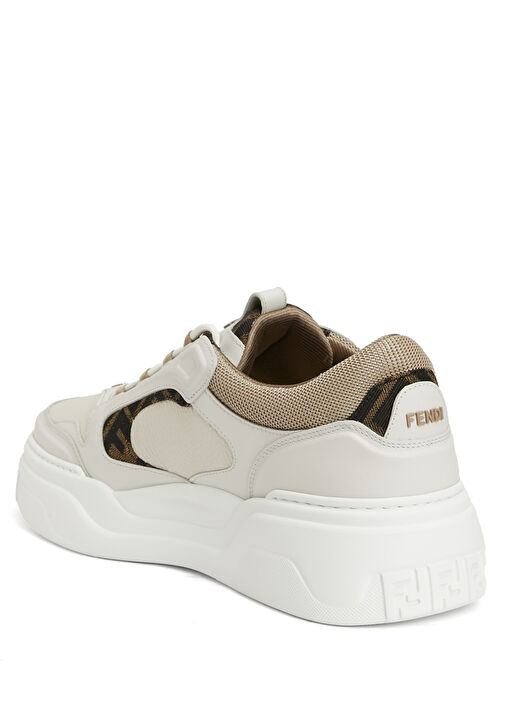 Beyaz Erkek Deri Sneaker - Görsel 4