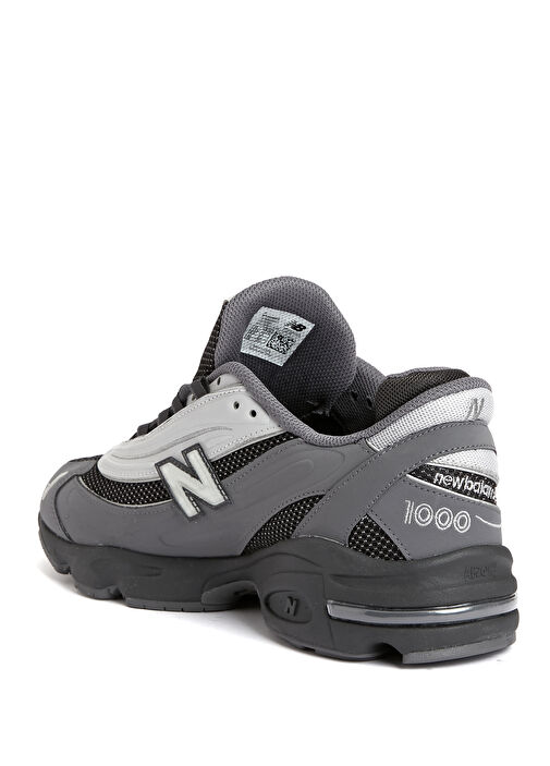 1000 Gri Erkek Sneaker - Görsel 4