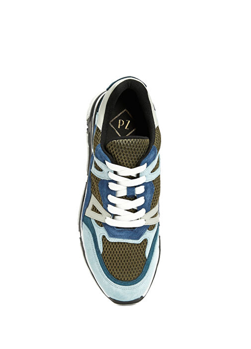 Mavi Erkek Deri Sneaker - Görsel 5