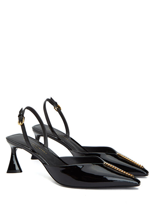 Siyah Topuklu Ayakkabı - Görsel 3