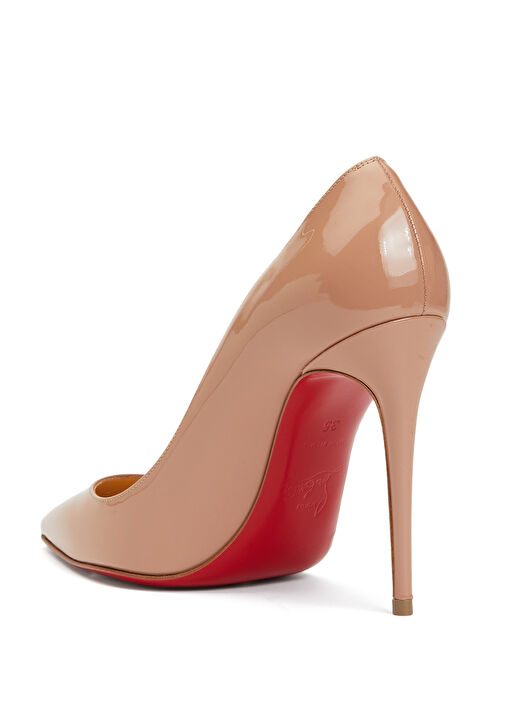 Nude Deri Stiletto - Görsel 4