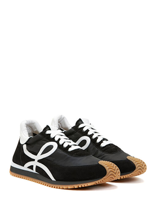 Siyah Logolu Erkek Sneaker - Görsel 7