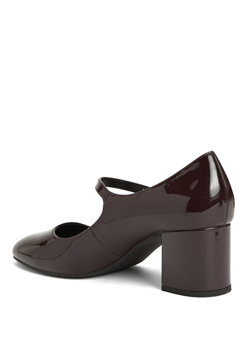 Bordo Kadın Bantlı Ayakkabı - Görsel 4