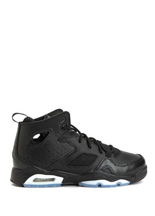 Jordan Fltclb '91 Siyah Gri Çocuk Deri Sneaker - Görsel 2