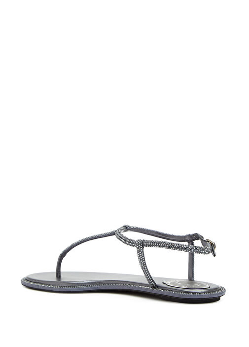 Diana Gri Taşlı Kadın Sandalet - Görsel 4