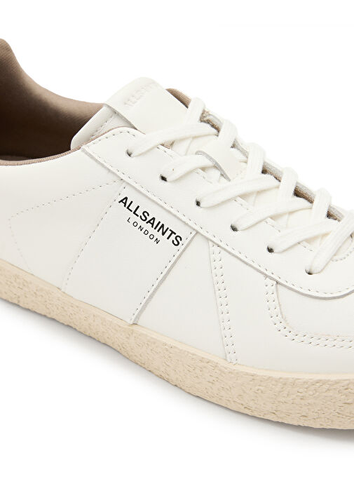 Beyaz Kadın Deri Sneaker - Görsel 5