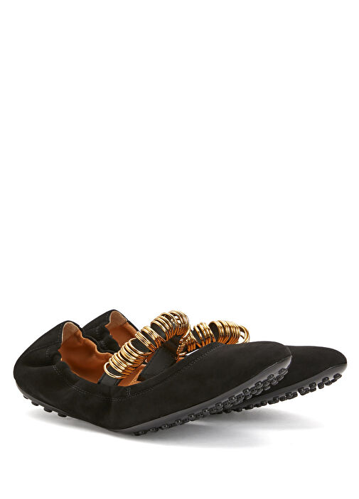 Siyah Deri Babet - Görsel 3