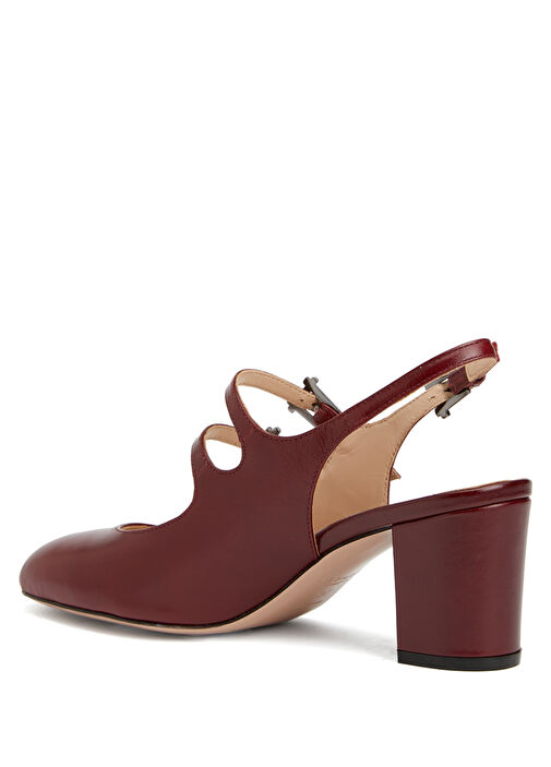 Bordo Deri Ayakkabı - Görsel 4