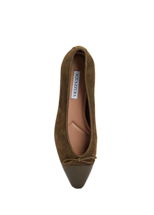 Gioia Haki Deri Babet - Görsel 5