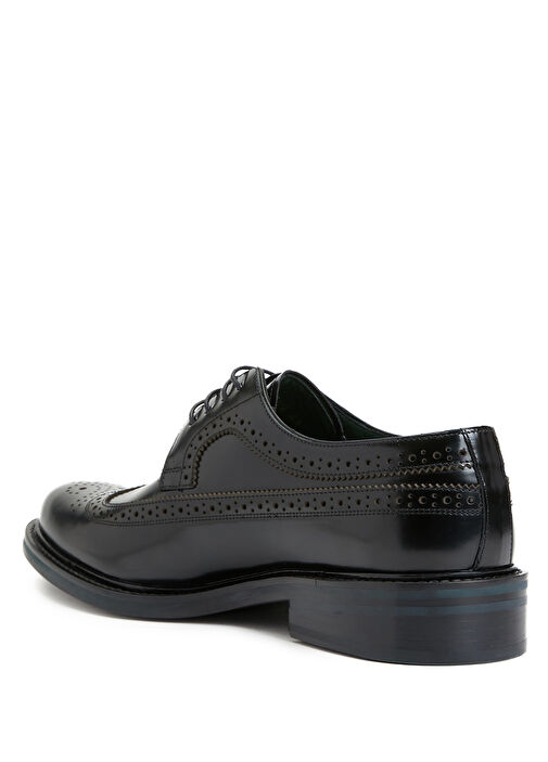 Siyah Erkek Deri Ayakkabı - Görsel 4